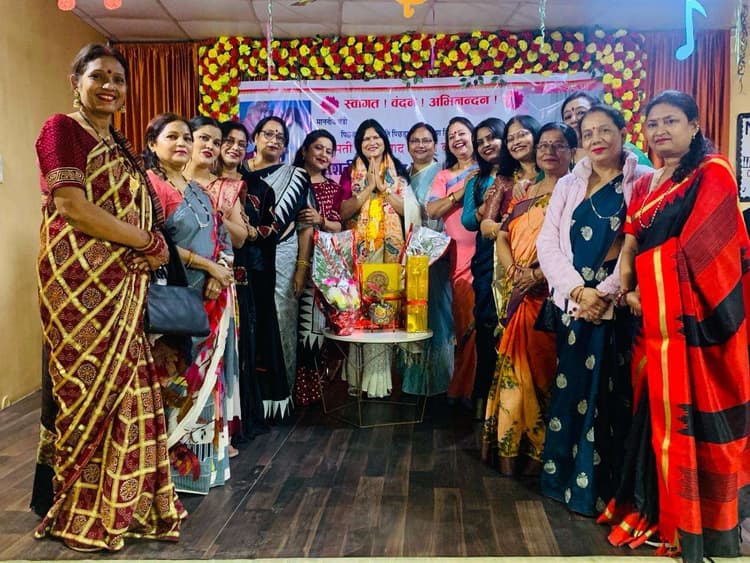 hajipur news. महिलाओं के हित में हो रहे कार्यों को बढ़ाना है : रमा निषाद