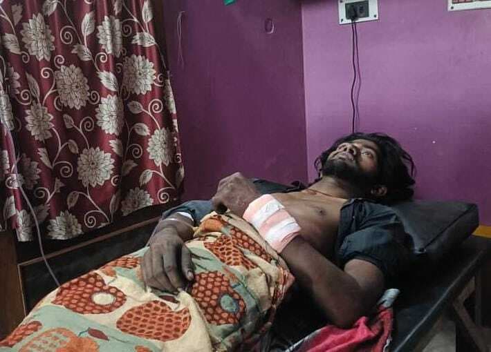 हादसा : ट्रैक्टर के धक्के से बाइक सवार भाई -बहन घायल