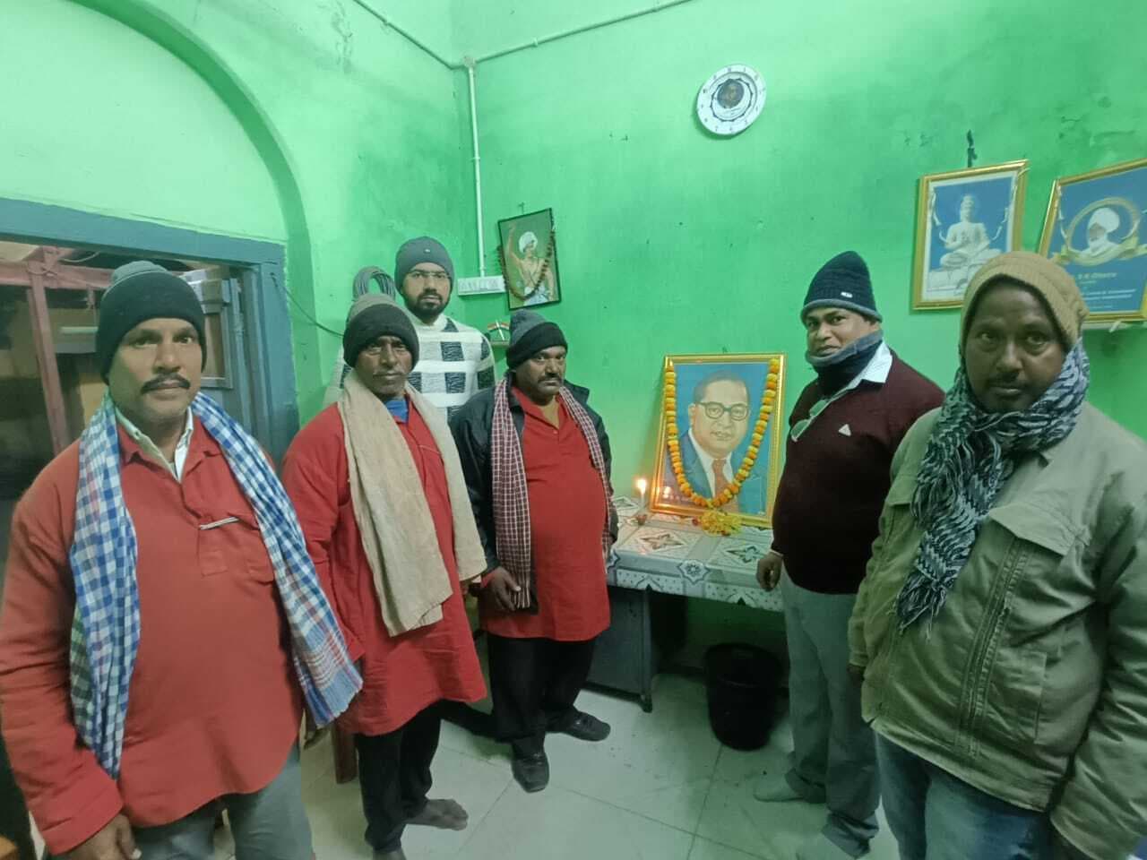 रेलवे एससी-एसटी एसोसिएशन ने बाबा साहेब को किया नमन