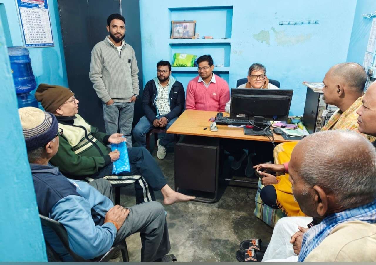 नये शाखा प्रबंधक ने कांटाकोश में पदभार ग्रहण किया