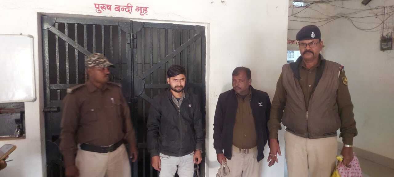 2250 पीस प्रतिबंधित लॉटरी टिकट व 3300 सौ रुपये जब्त, युवक गिरफ्तार