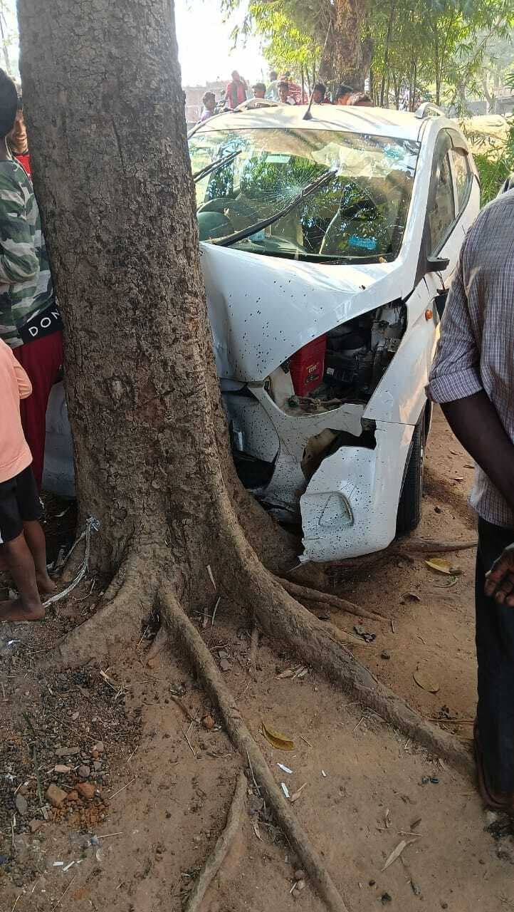 तेज रफ्तार कार के धक्के से वृद्ध गंभीर रूप से घायल