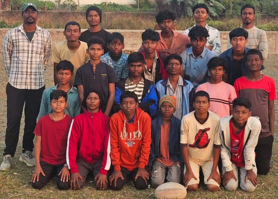राज्य स्तरीय प्रतियोगिता में भाग लेने रग्बी फुटबॉल टीम जमुई रवाना