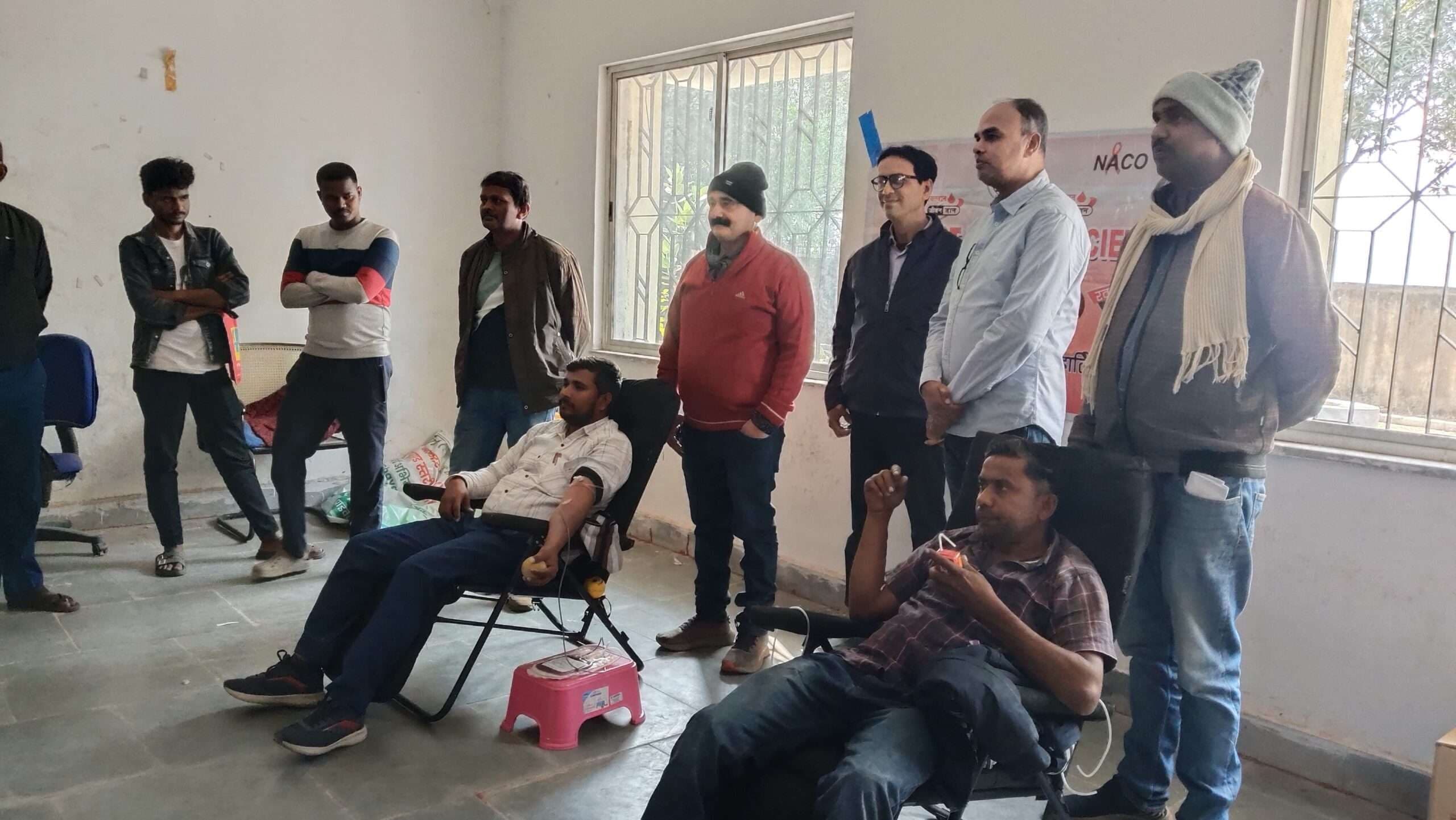 Giridih News :शिविर में 19 यूनिट रक्त का किया संग्रह