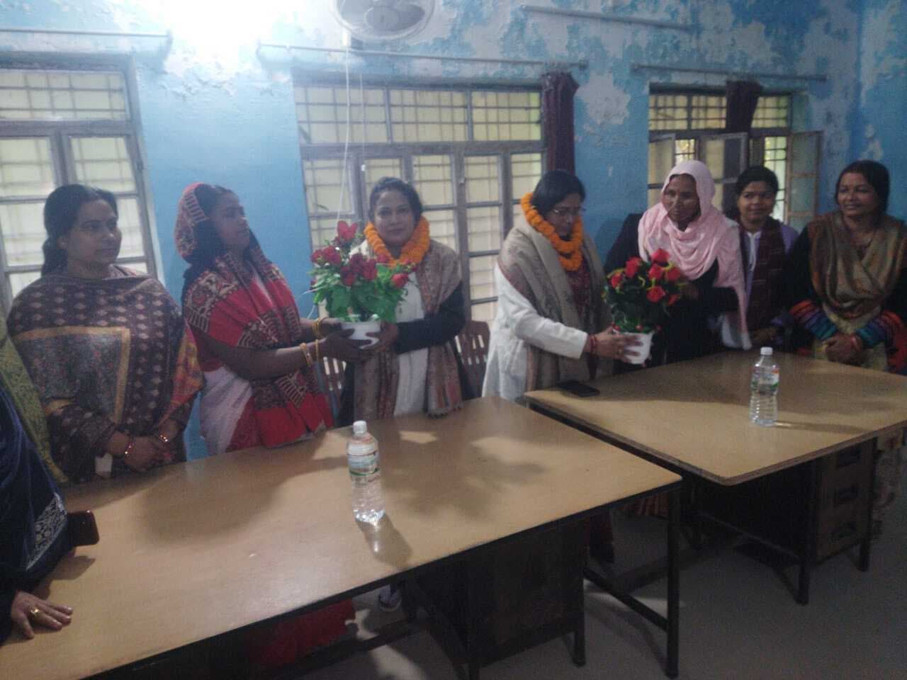 समारोह में स्थानांतरित सीडीपीओ को दी गई विदाई