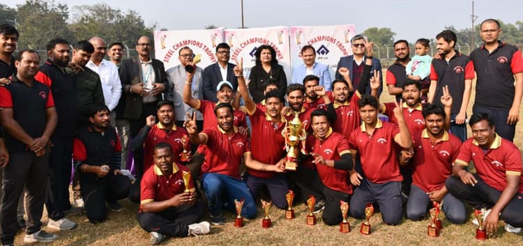 Bokaro News : स्टील चैंपियंस ट्रॉफी पर एचआरडी का कब्जा, एसएमएस न्यू बना उपविजेता