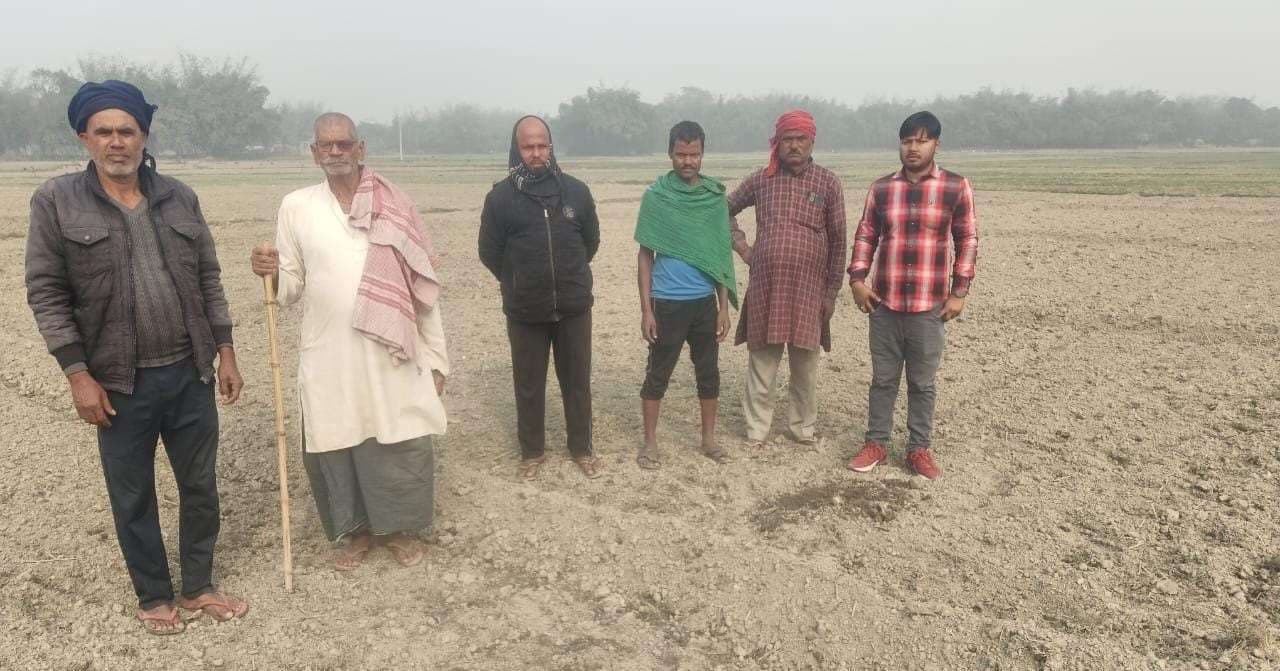 गेंहू बीज बोने से खेतों में नहीं आया अंकुरन, कृषि विभाग से मुआवजे की मांग