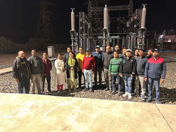 एनएफआर ने 132 केवी ट्रांसमिशन लाइन किया चालू