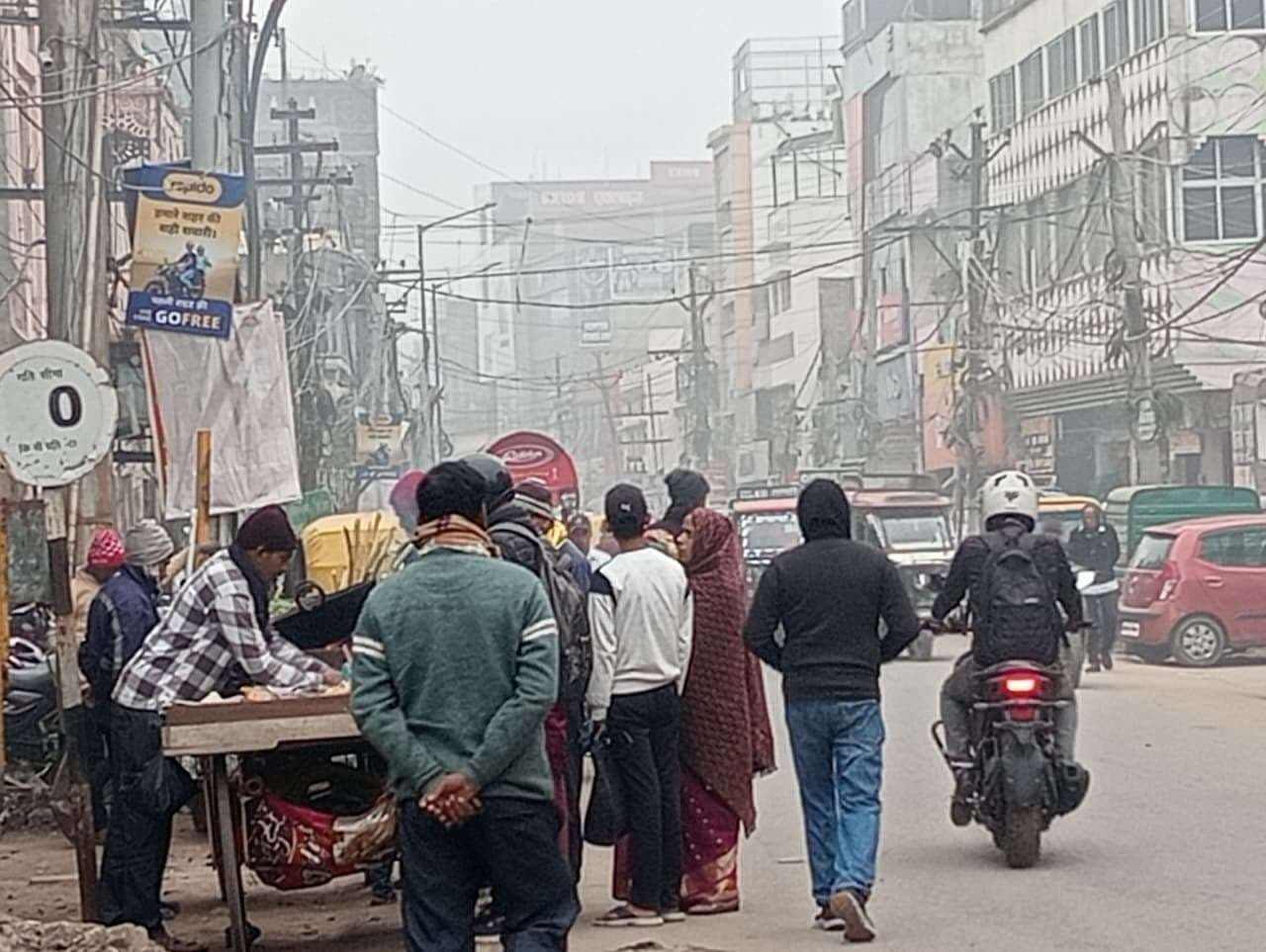 नौ डिग्री सेल्सियस पर पहुंचा जिले का पारा