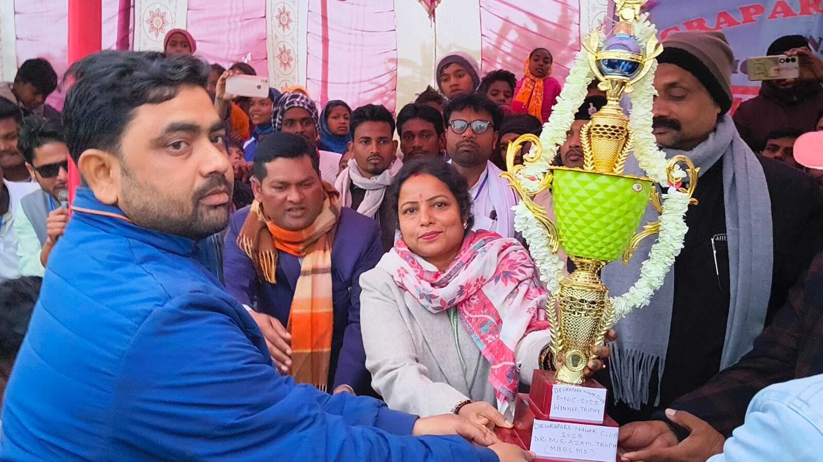 फाइनल में बिघोर की टीम विजेता, एकसल्ला उपविजेता