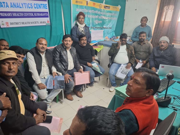 पीएचसी में कार्यशाला का आयोजन