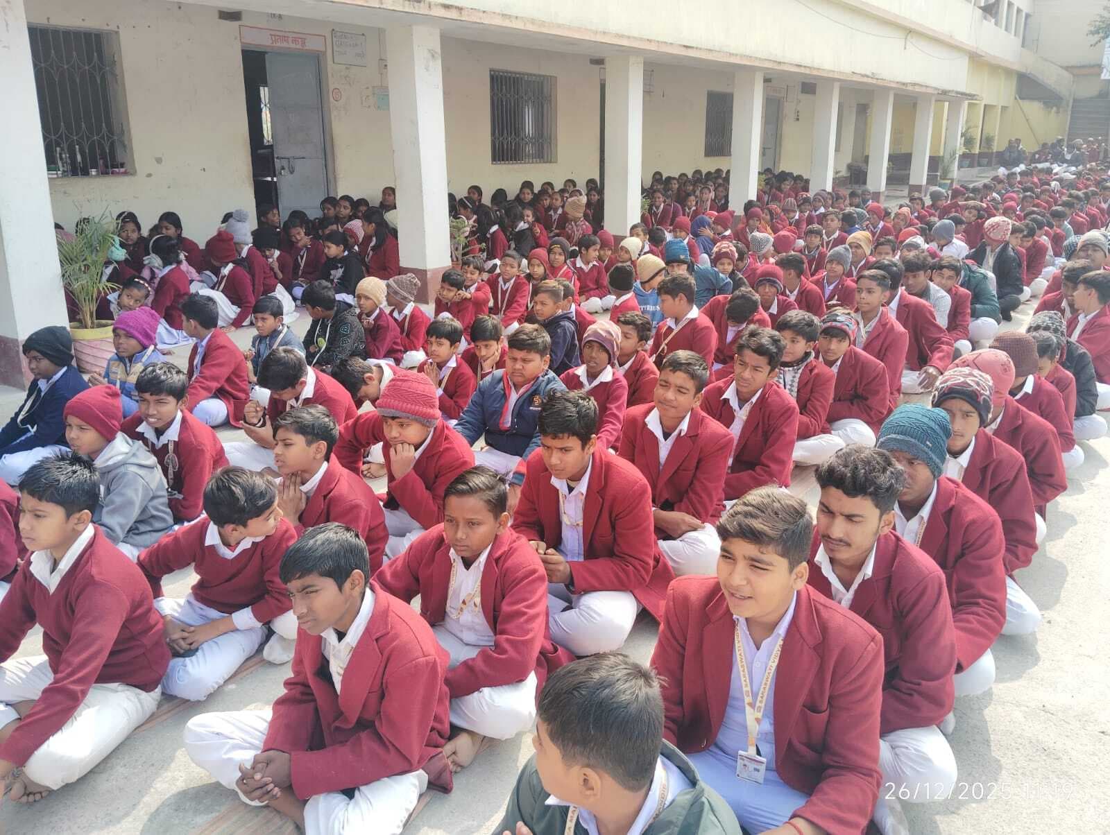 सरस्वती विद्या मंदिर में याद किये गये मदन मोहन मालवीय