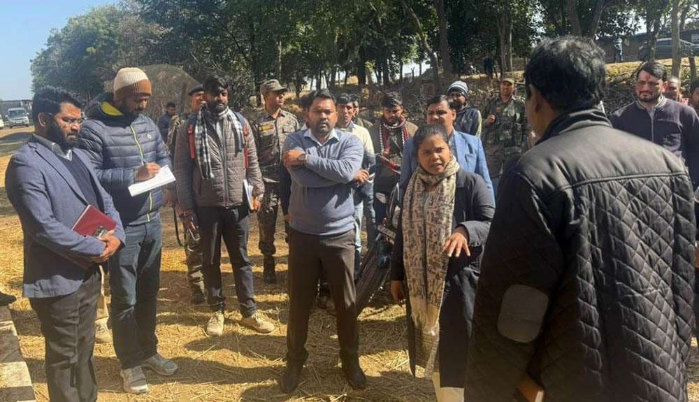 डीसी ने कौशल विकास केंद्र भवन का किया निरीक्षण