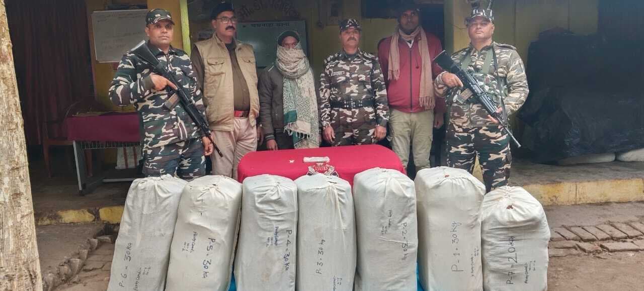 200 किलो गांजा के साथ तस्कर गिरफ्तार