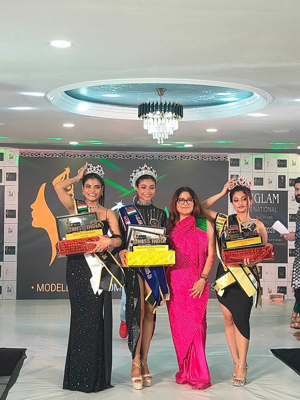 चित्रांगिनी पांडे को मिला आई ग्लैम मिस इंडिया का खिताब