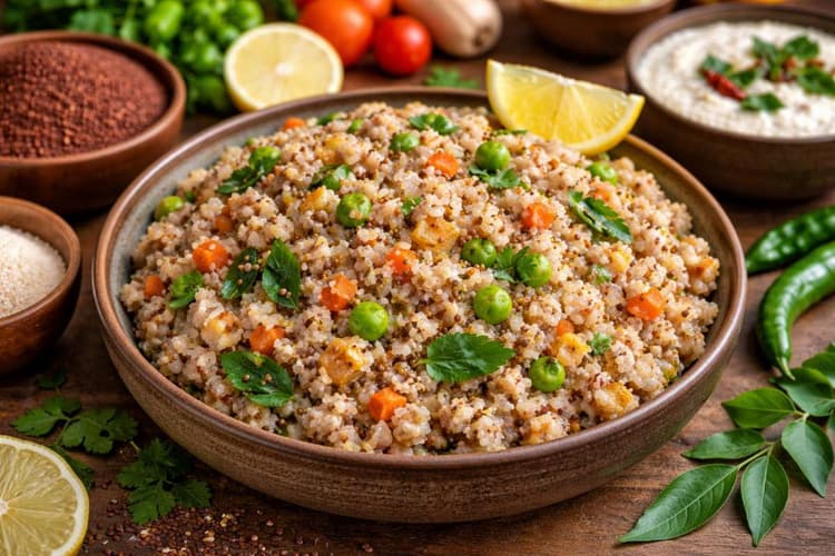 Ragi Suji Upma Recipe: सिर्फ 20 मिनट में बनाएं हेल्दी और टेस्टी रागी सूजी उपमा, सुबह की एनर्जी का सुपर बूस्टर