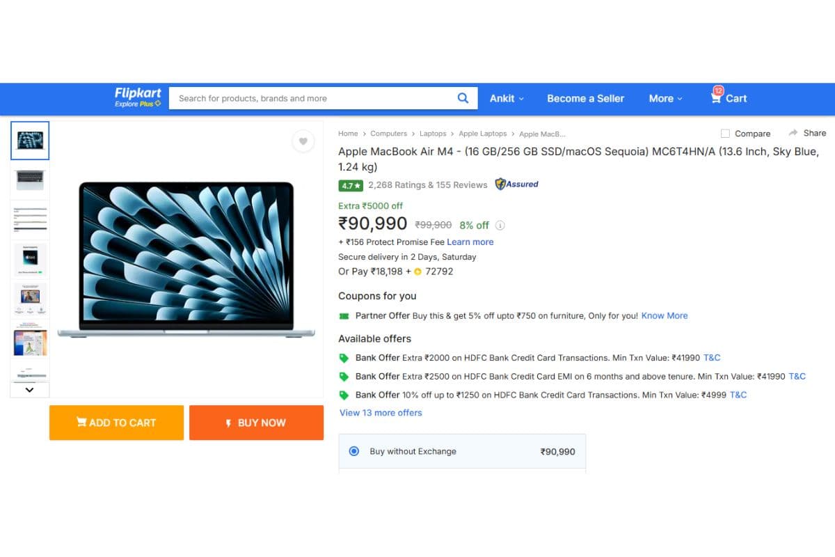 Apple MacBook Air M4