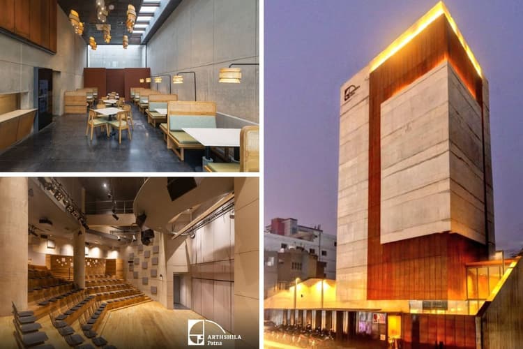 जमीन से 40 फीट नीचे और 60 फीट ऊपर बना अर्थशिला, पटना को मिला अनोखा वर्टिकल ऑडिटोरियम