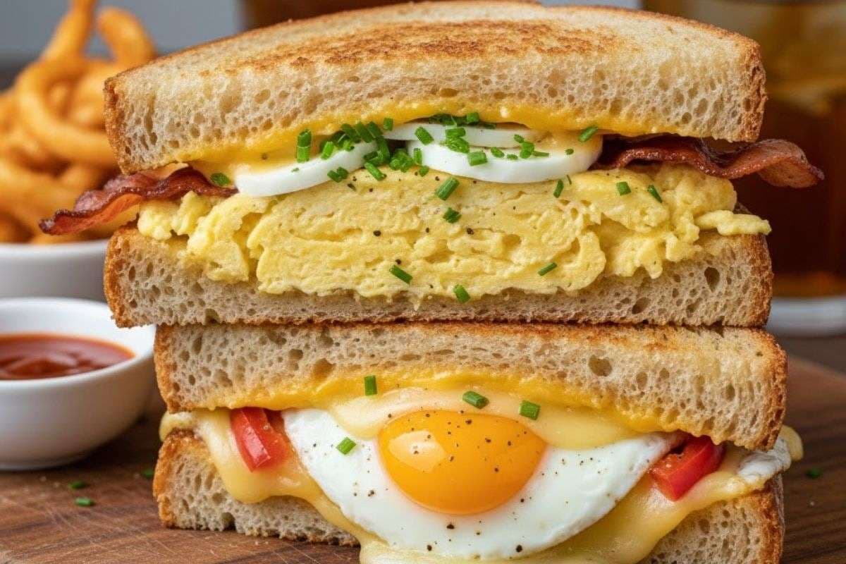 Cheese Egg Sandwich Recipe for Breakfast in Hindi