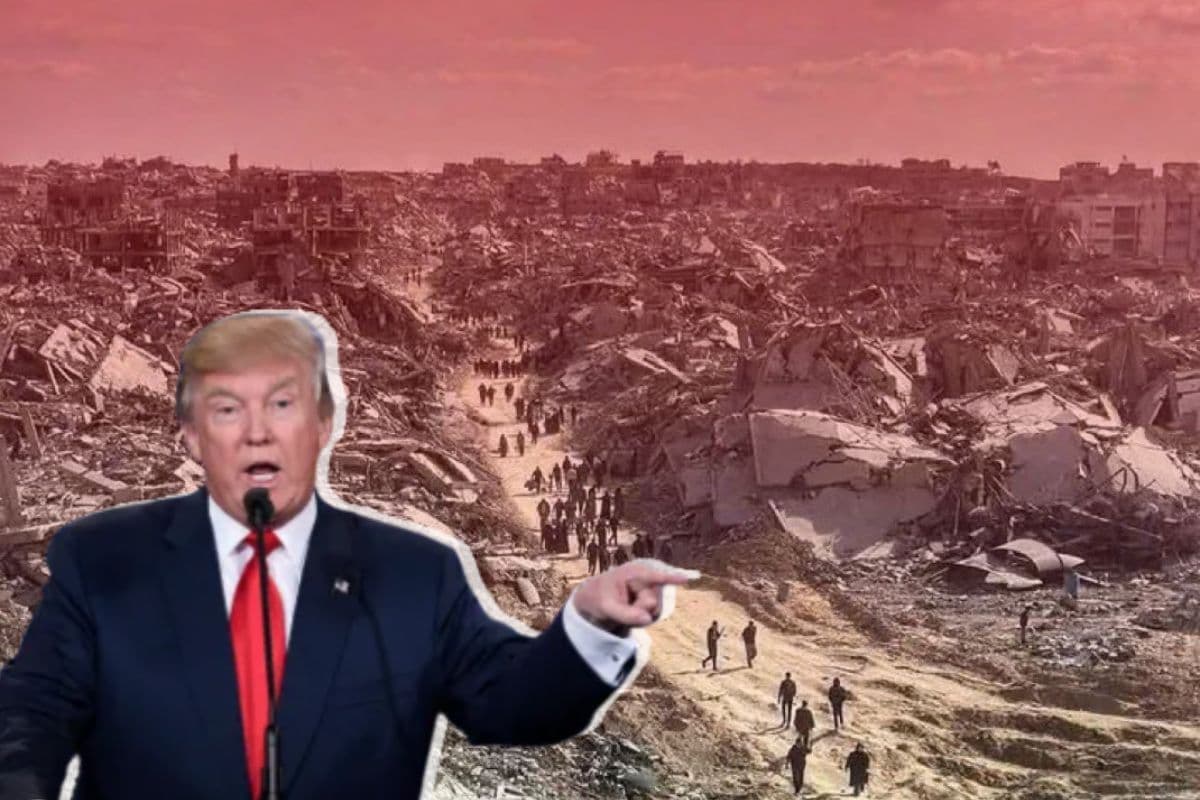 Donald Trump unveils Board of Peace membrs for Gaza Jared Kushner Ajay Banga Tony Blair among others.