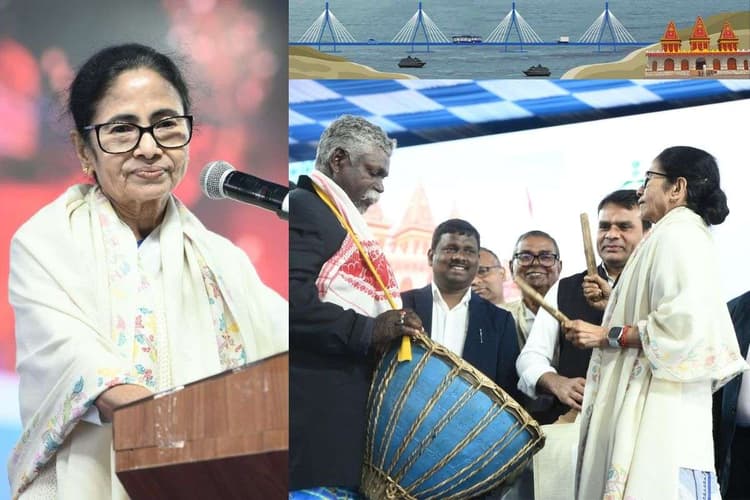 बंगाल चुनाव से पहले ममता बनर्जी ने अपने जन्मदिन पर दी बड़ी सौगात, 5 किमी लंबे गंगासागर सेतु की रखी आधारशिला