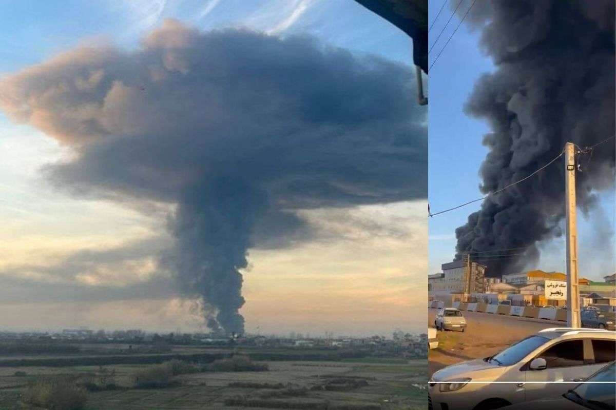 Iran Rocked by Dairy Factory Explosion in Amol city Amid Massive Protests.