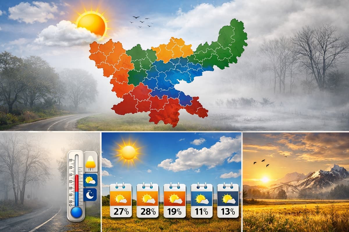 Jharkhand Weather Forcast: рдЭрд╛рд░рдЦрдВрдб рдореЗрдВ рдардВрдб рдХрд╛ рдЙрддрд╛рд░-рдЪрдврд╝рд╛рд╡ рдЬрд╛рд░реА, рдЖрдиреЗ рд╡рд╛рд▓реЗ рджрд┐рдиреЛрдВ рдореЗрдВ рдорд┐рд▓ рд╕рдХрддреА рд╣реИ рд░рд╛рд╣рдд