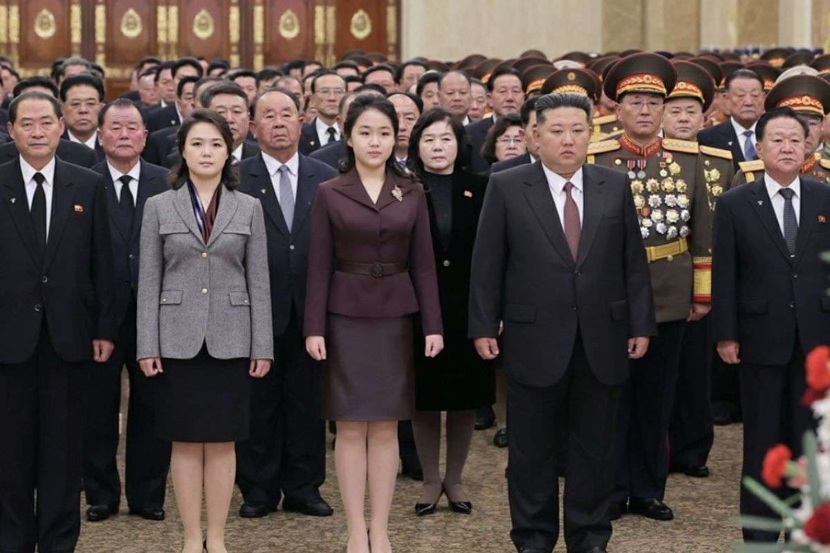 Kim Jong Un daughter Kim Ju Ae visit Kumsusan Palace