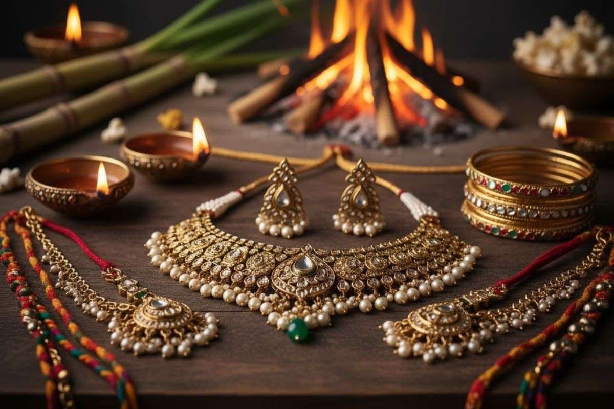 Lohri Festival Jewellery Ideas: लोहड़ी पर दिखना है स्टनिंग तो ट्राई करें यूनिक डिजाइन वाली ये ज्वेलरी