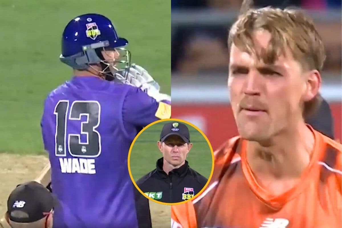 Mahli Beardman send off Matthew Wade