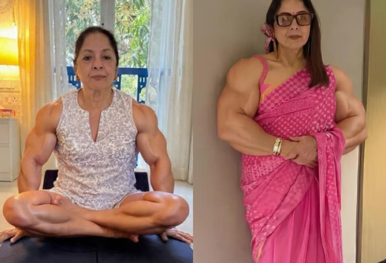 Neena Gupta Biceps: पंचायत की ‘मंजू देवी’ बनीं बॉडी बिल्डर, बाइसेप देख फैंस हैरान, मसल मॉमी लुक वायरल