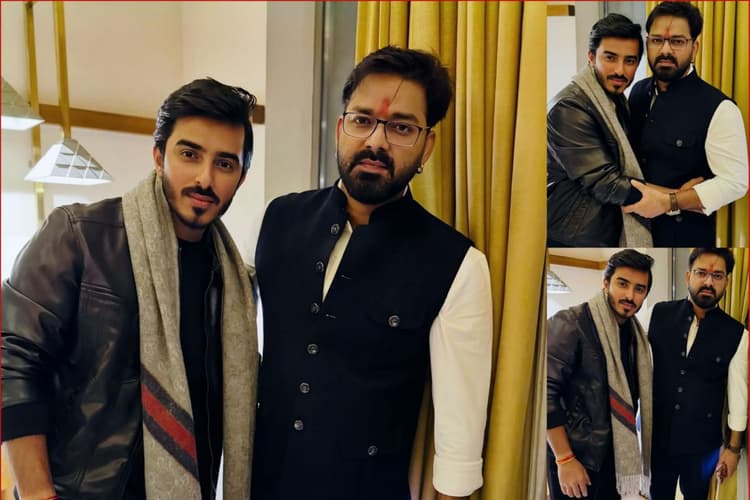 Pawan Singh & Vishal Bonding: विशाल सिंह को प्यार से पुचकारते दिखे पवन सिंह, VIDEO कर देगा भावुक