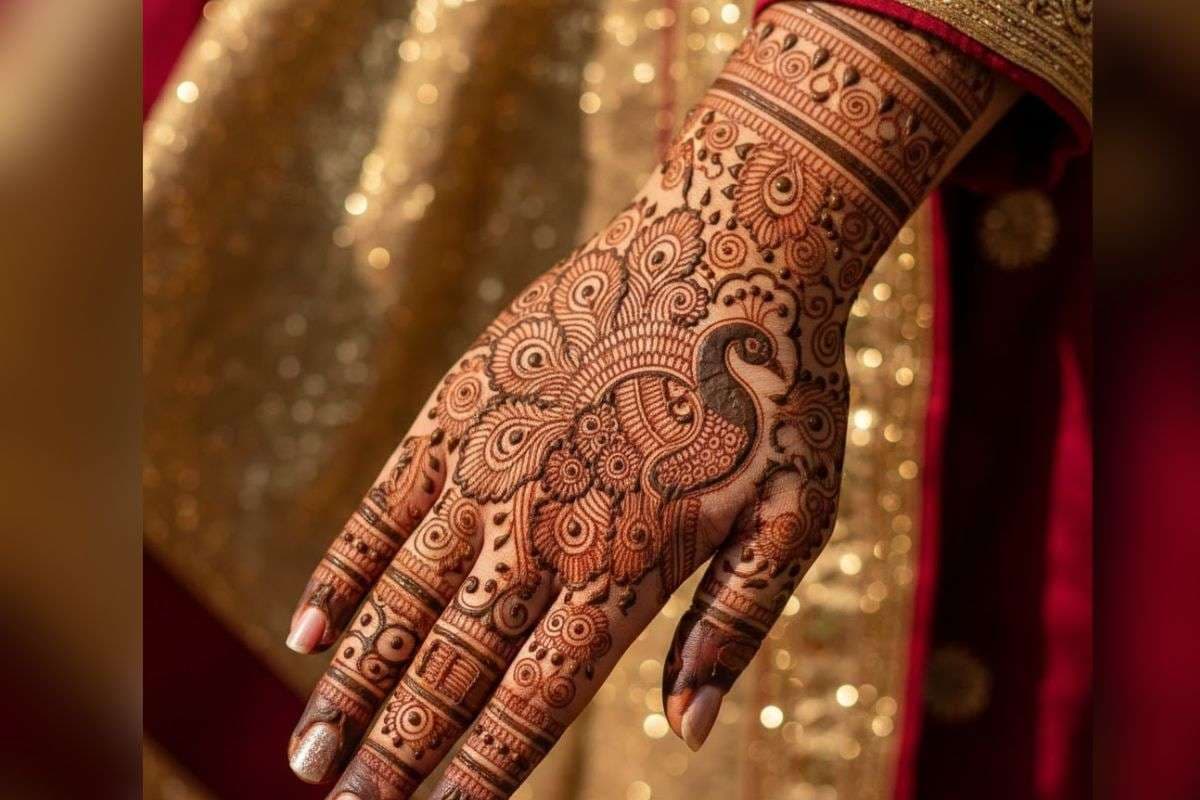 Peacock Mehndi design