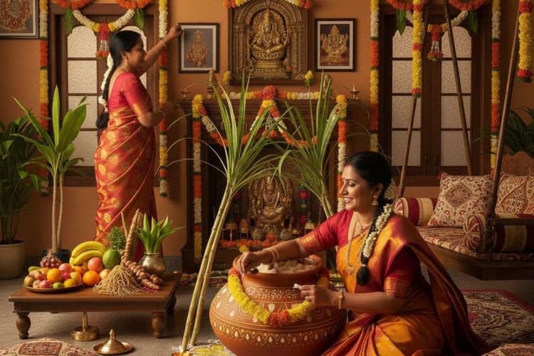 Pongal Decoration Ideas: पोंगल पर रंग-बिरंगी सजावट से बदल जाएगा घर का लुक