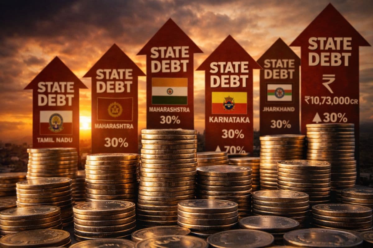राज्यों का बढ़ता कर्ज