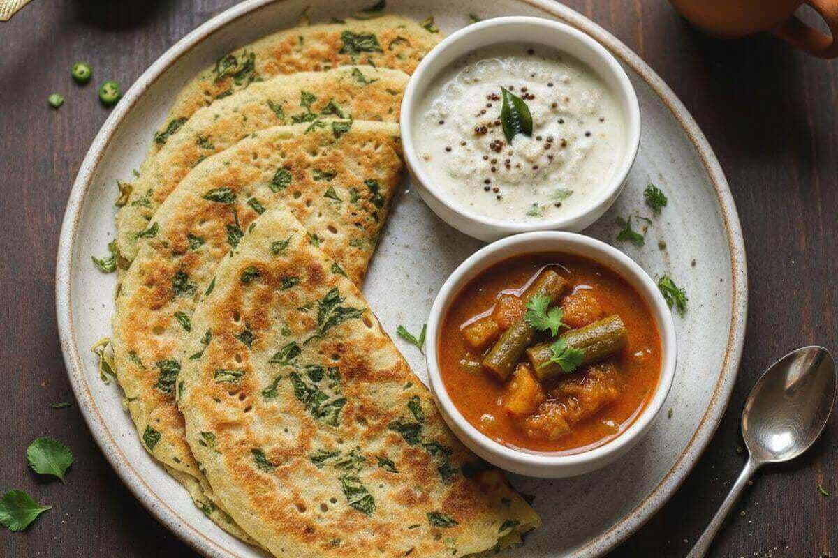 Rava Methi Dosa: बिना चावल-दाल भिगोए मिनटों में बनाएं कुरकुरा रवा मेथी डोसा Rava Methi Dosa: बिना चावल-दाल भिगोए मिनटों में बनाएं कुरकुरा रवा मेथी डोसा