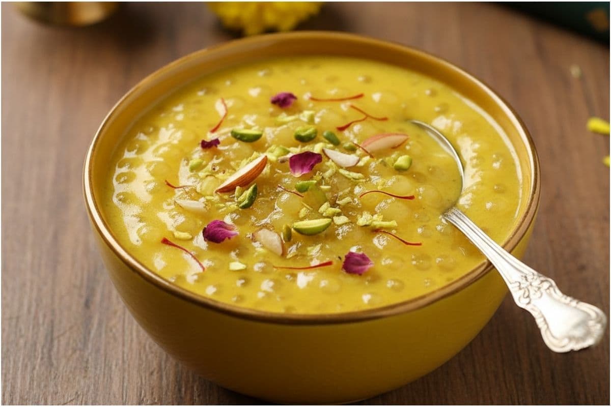 Royal Kesariya Sabudana Kheer:बसंत पंचमी पर बनाएं खास शाही और मलाईदार साबूदाना खीर