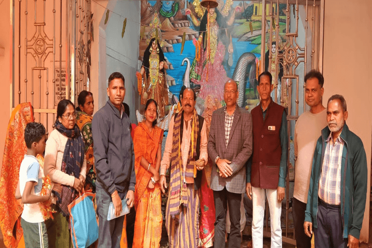बड़ा कांकड़ा गंगा मेला में उमड़ी भारी भीड़, पूर्व उपाध्यक्ष मनोज चौधरी ने की माता गंगा की पूजा