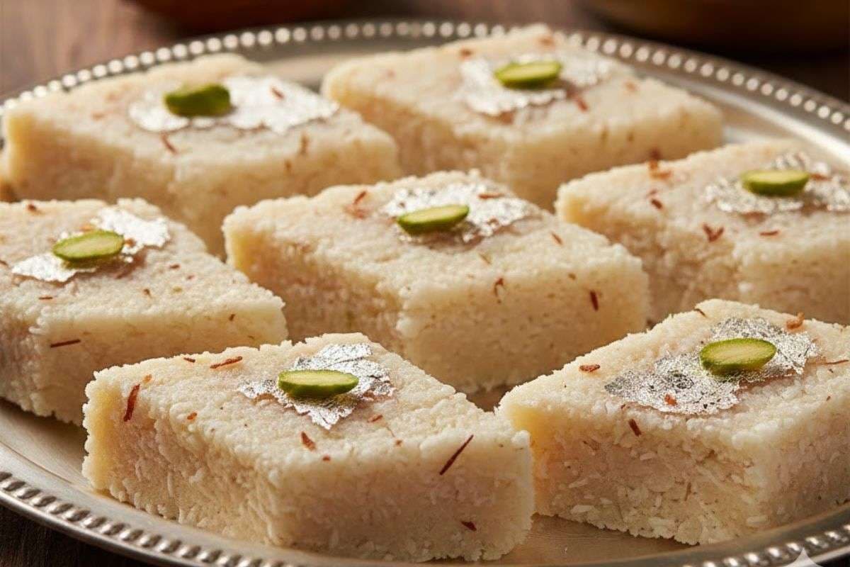 Sukhe Nariyal ki Barfi: घर पर इस आसान रेसिपी से बनाएं सूखे नारियल की स्वादिष्ट बर्फी