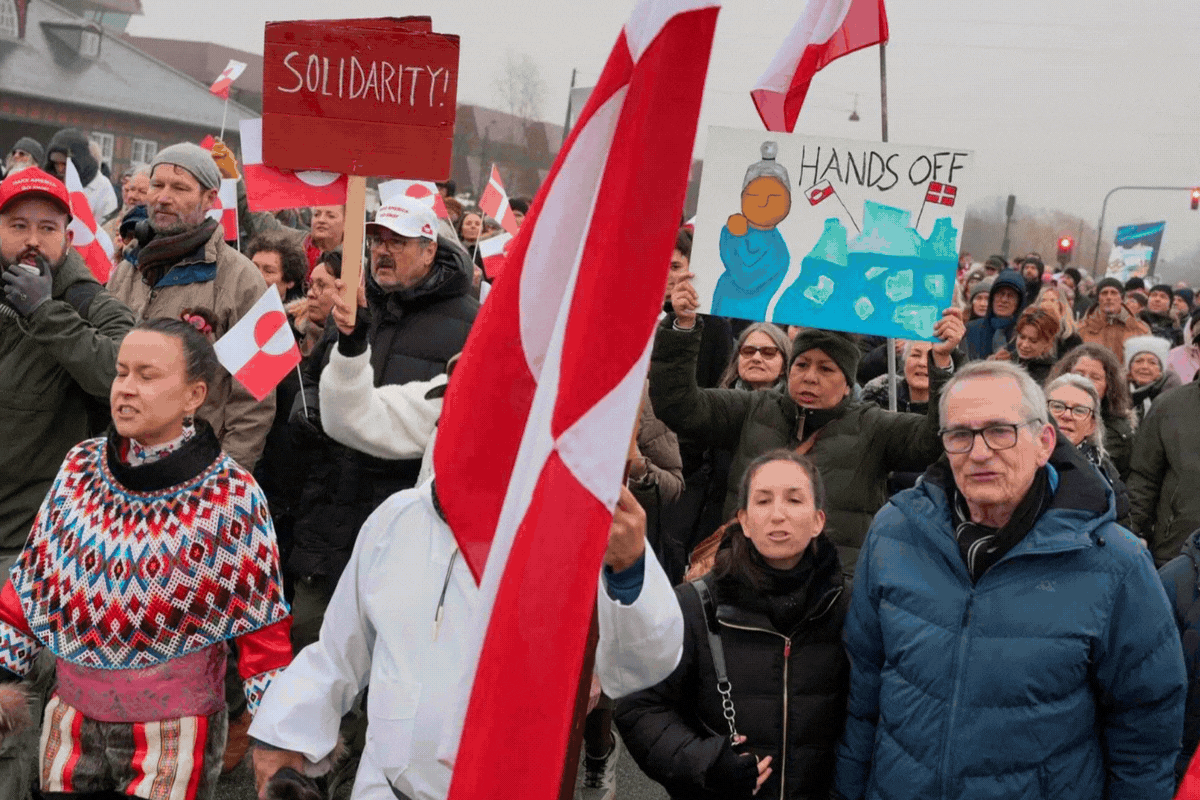 Trump Greenland Threat Thousands Protest Denmark