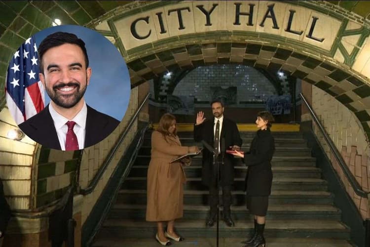 जोहरान ममदानी ने कुरान पर हाथ रख न्यूयॉर्क मेयर पद की शपथ ली, ऐसा करने वाले बने पहले नेता, जानें क्या बोले?