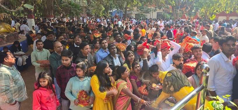 नववर्ष मां भद्रकाली मंदिर में पर्यटकों व श्रद्धालुओं की भीड़ रही