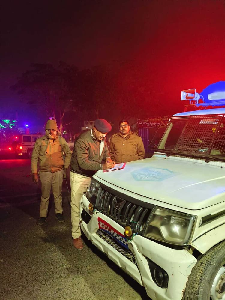 अपराध नियंत्रण को लेकर जिलेभर में चलता रहा रात्रि गश्ती और ड्यूटी चेकिंग अभियान