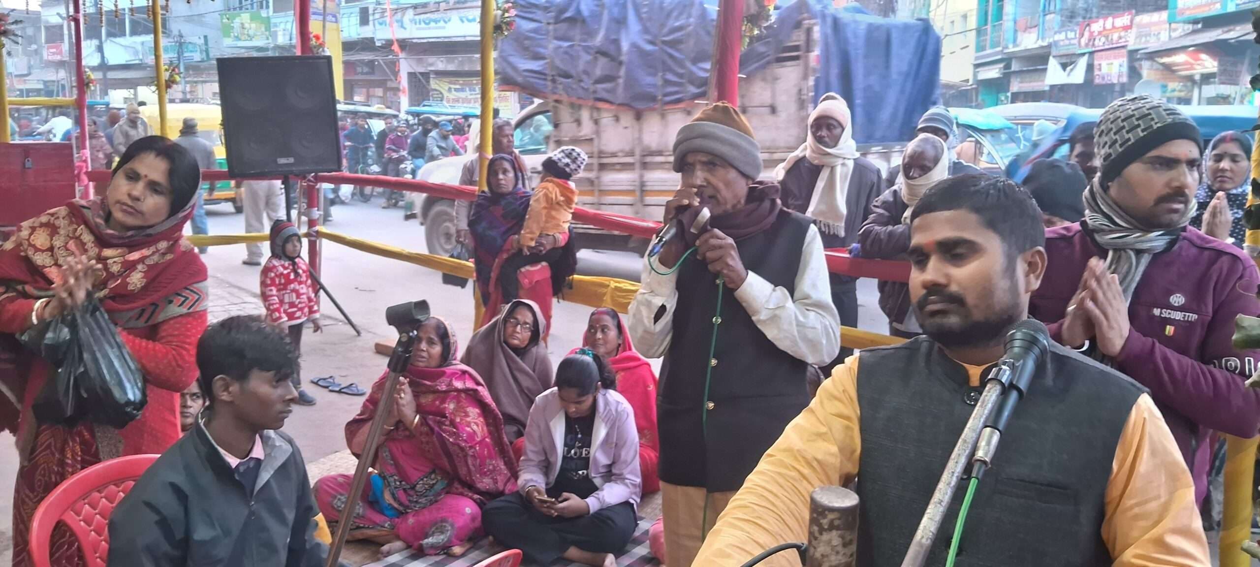 महावीर मंदिर में भक्ति का महाकुंभ: संकीर्तन सह अष्टयाम से गूंज उठा सुपौल