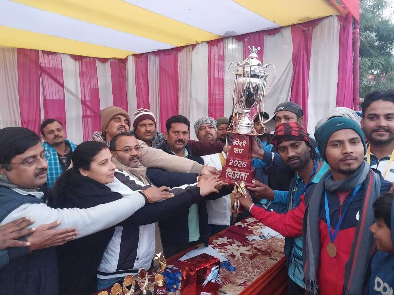 भपटियाही को हरा सुखपुर ने विजेता कप पर जमाया कब्जा
