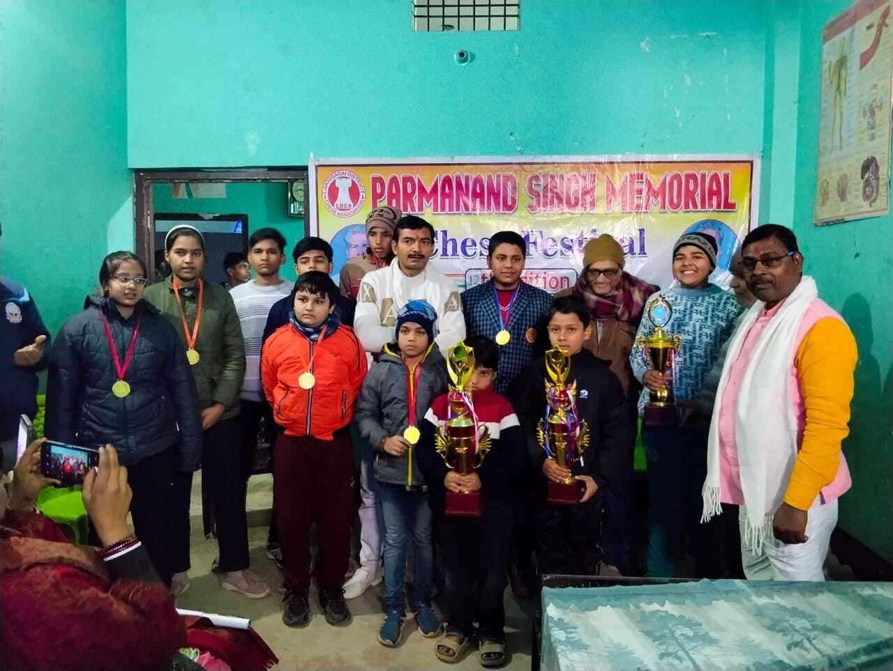 12वें परमानंद मेमोरियल शतरंज टूर्नामेंट में कृष्णा रहा अव्वल