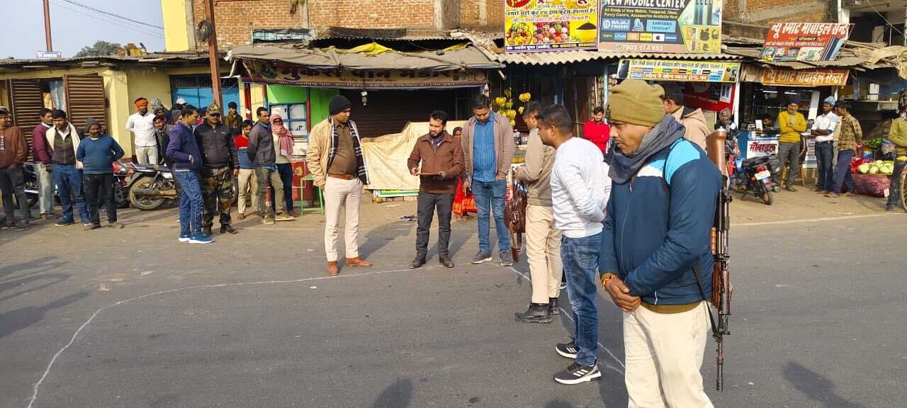 घटनास्थल व जब्त ट्रक की हुई जांच, जुटाए गये ब्लड सैंपल