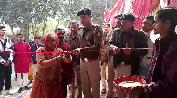 Samastipur News:दिवंगत जवान की प्रतिमा का किया गया अनावरण