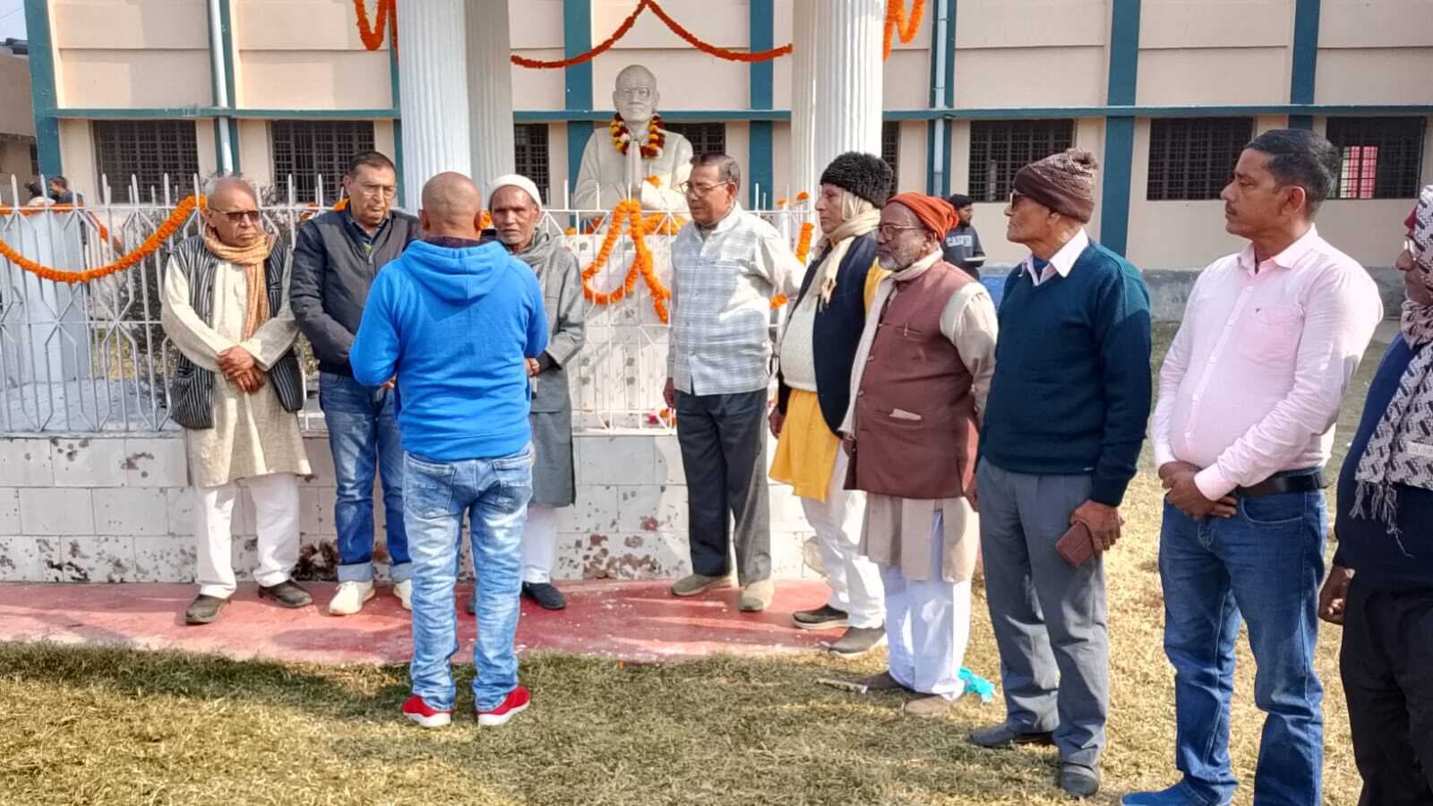 पूर्व सांसद जगदंबी मंडल के 26वें पूण्यतिथि पर दी गई श्रद्धांजलि