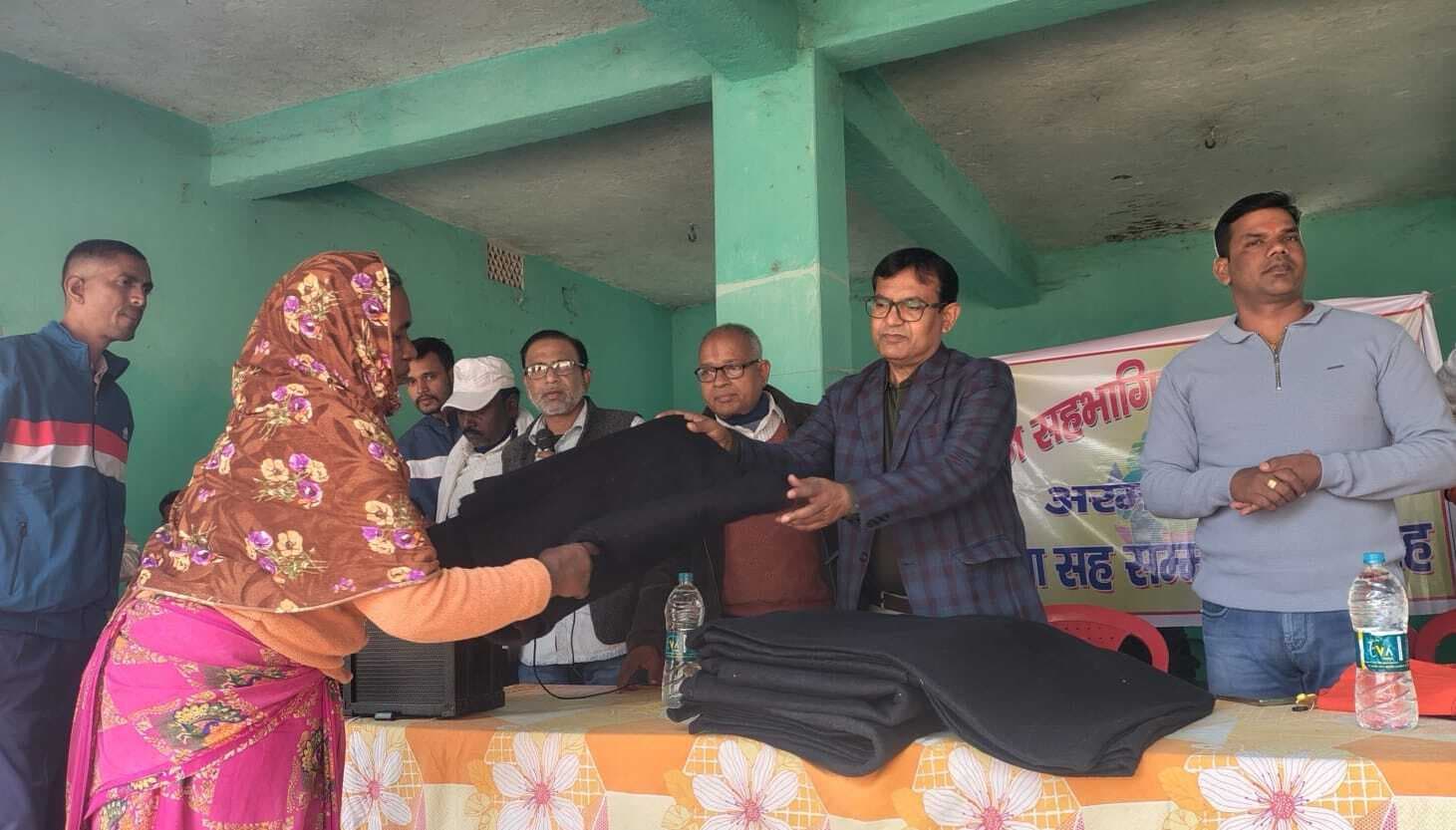 मकर संक्रांति पर किया गया कंबल वितरण